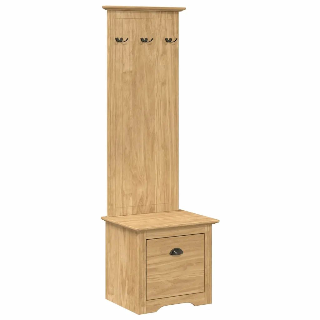 Armadio per corridoio BODO Marrone miele 50 x 40 x 156,7 cm 42023476