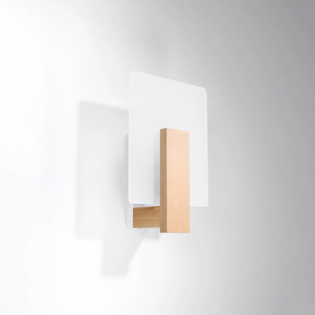 Applique in legno moderna NORKKA 1xE14 10W Pure Lume