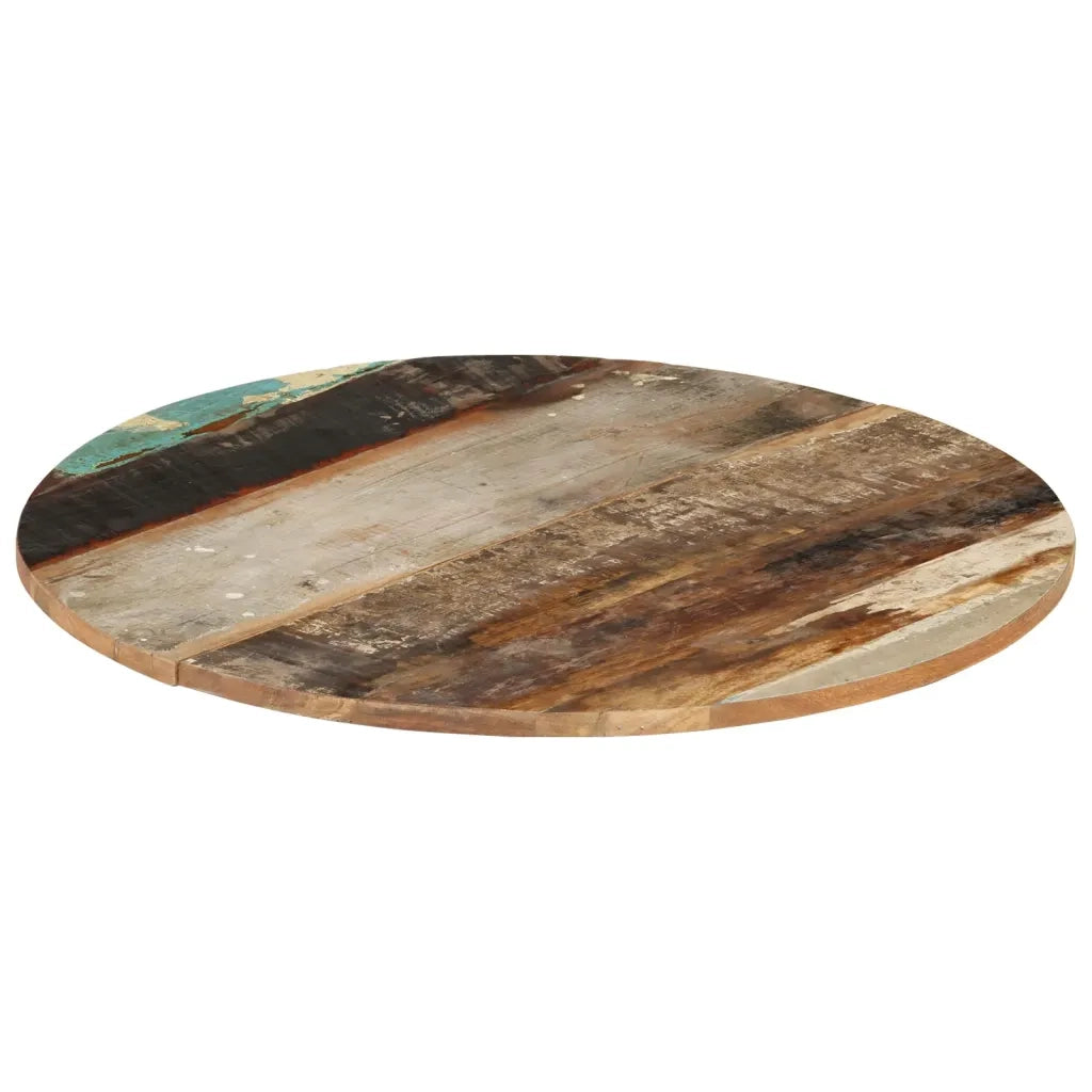 Piano Tavolo Rotondo 70 cm 15-16 mm in Legno di Recupero cod mxl 67400