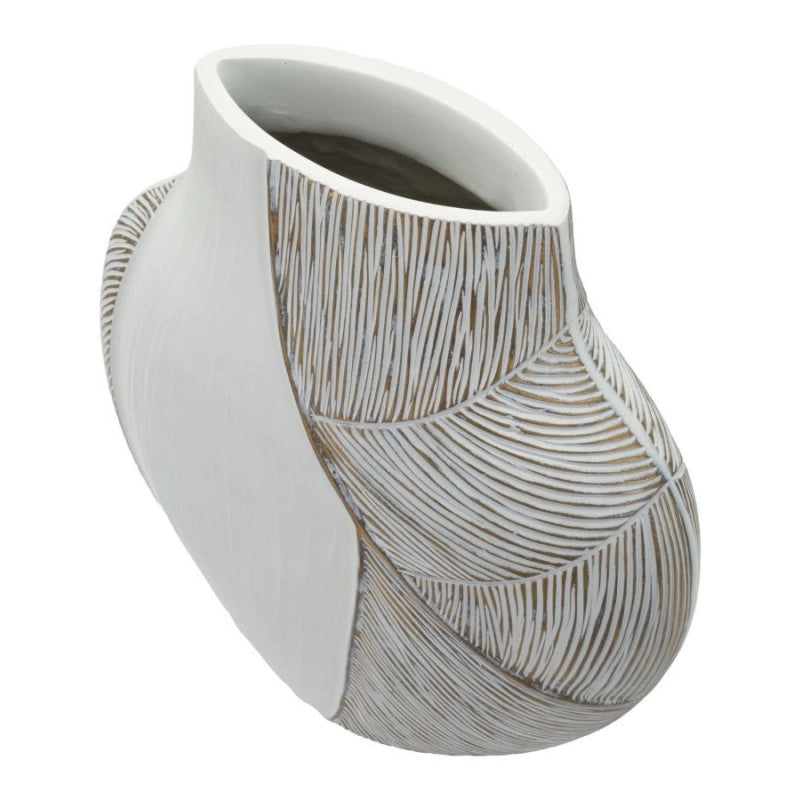 Vaso Resina Ho Chi Minh cm 35x13,5x37,5 (apertura cm 16x6)