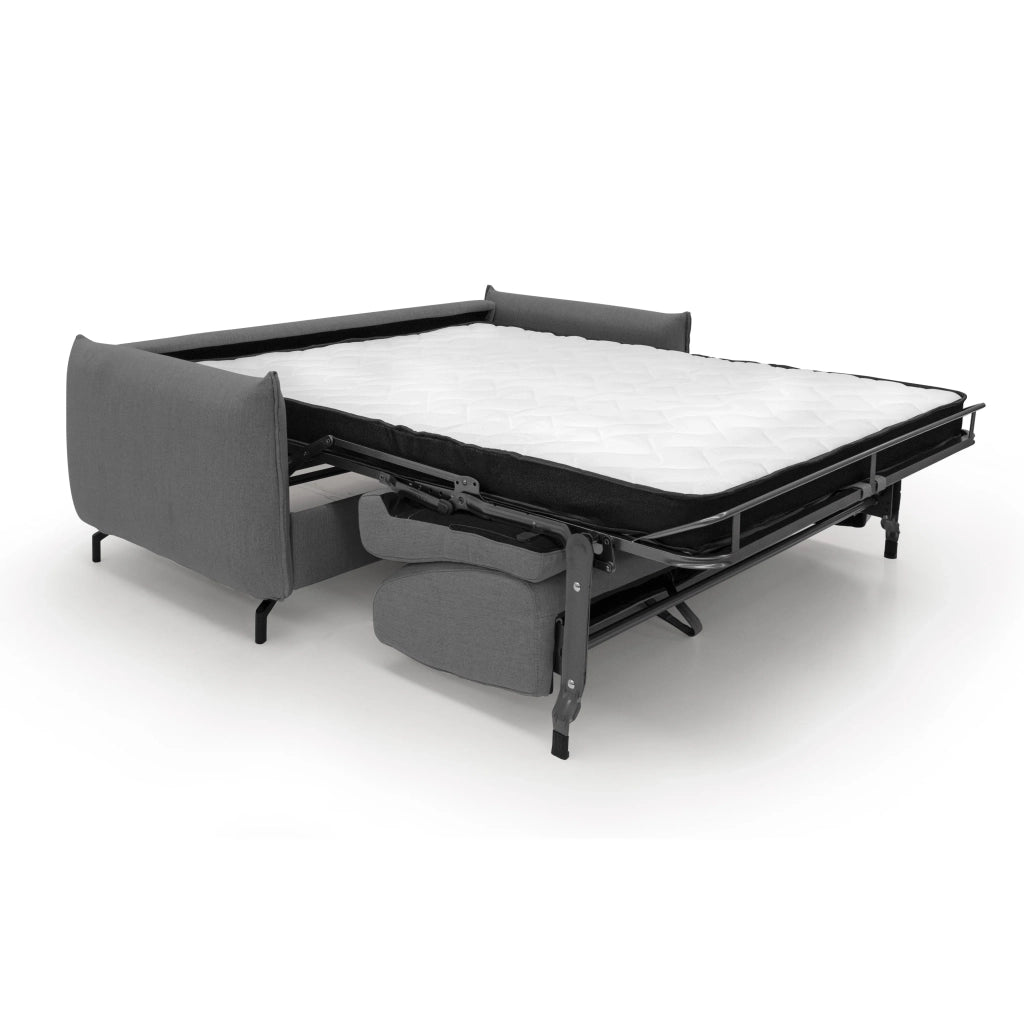 Scarlet Divano letto in tessuto misto cotone impermeabile T19 195 cm (mat.140x197) antracite