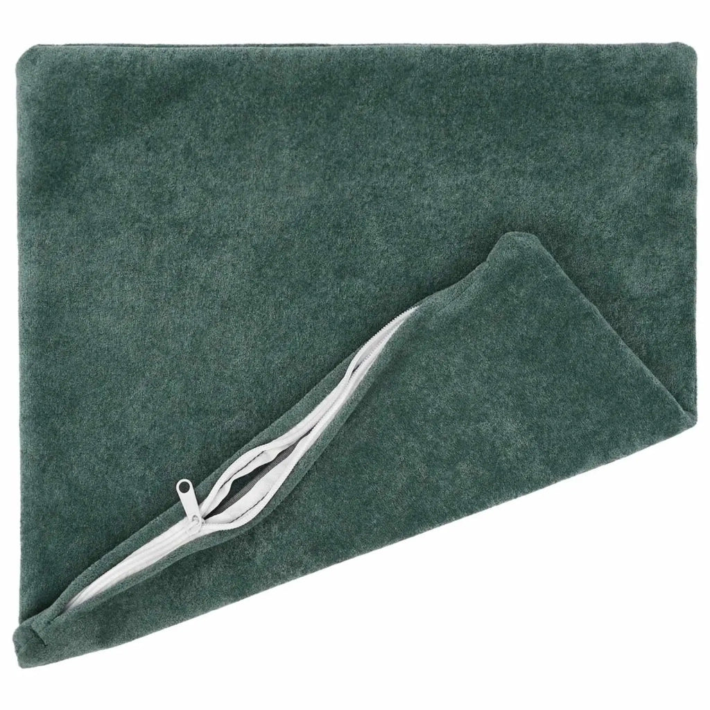 Cuscino con cuscino HEERLEN 12 pz Blu mare Fleece in microfibra 927111