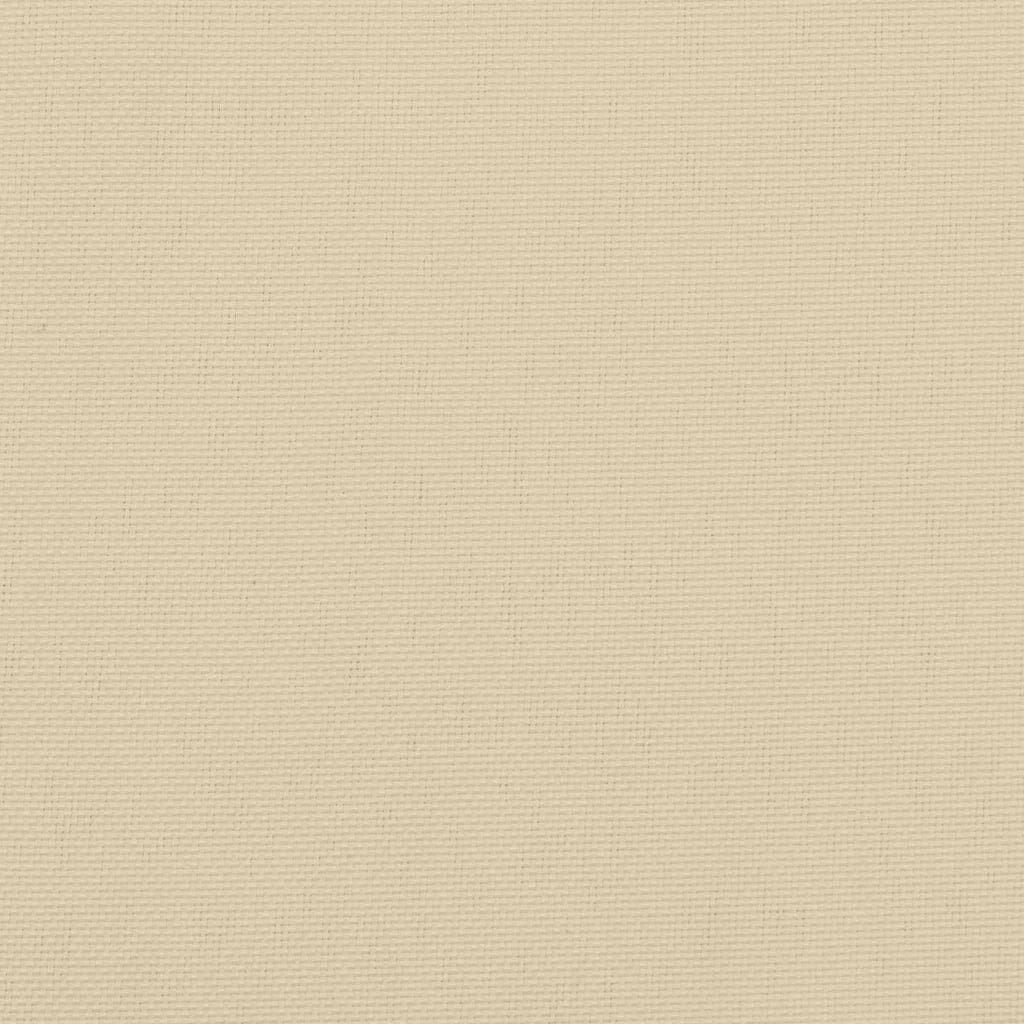 Cuscini per Sedia 6 pz Beige 40x40x4 cm in Tessuto Oxford