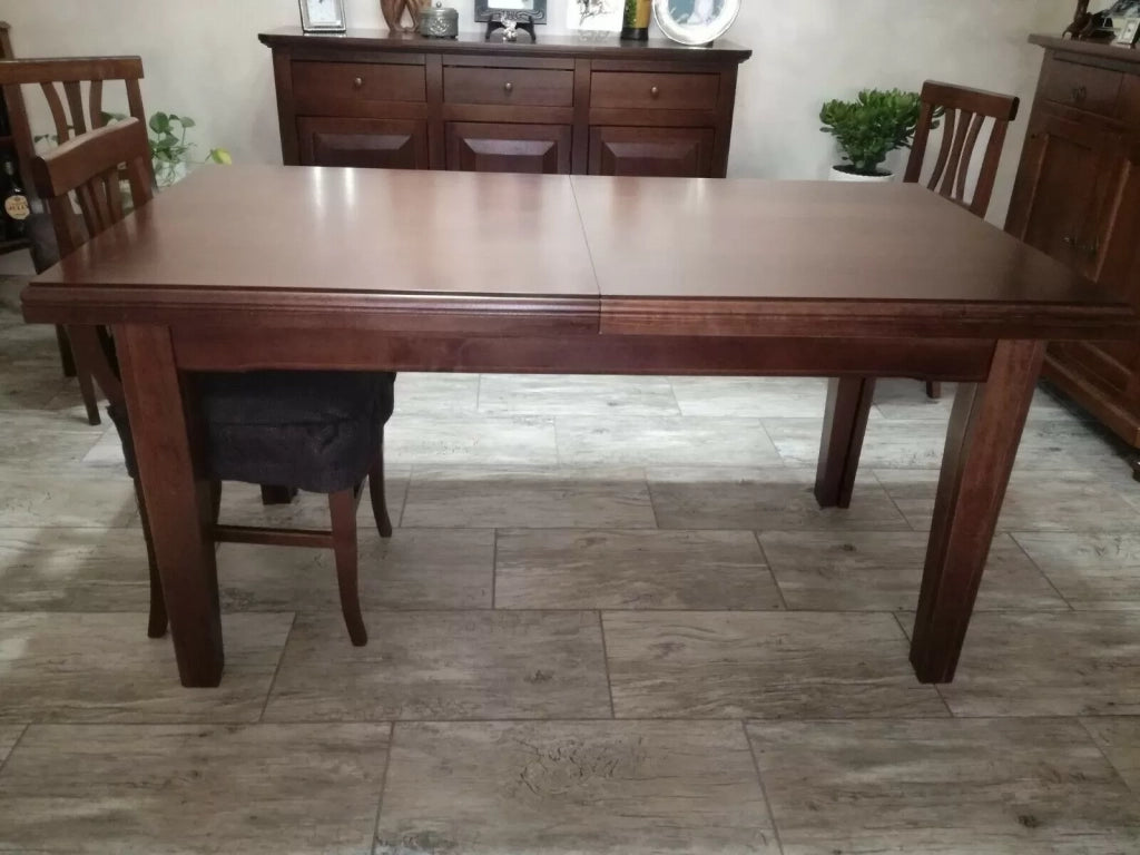 Tavolo rettangolare allungabile in legno l.180 p.100 h.78 (67) - Mobili 2G