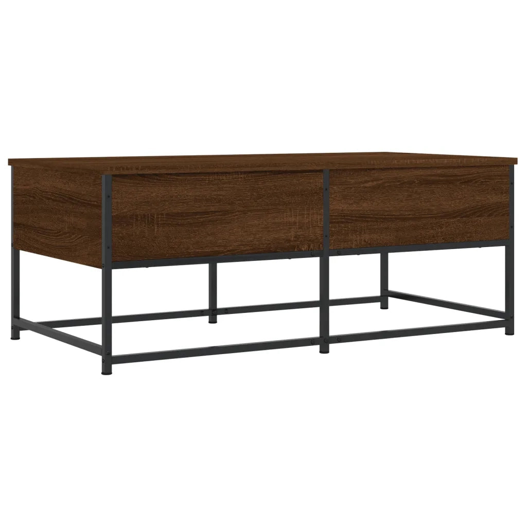 Tavolino Salotto Rovere Marrone 100x51x40 cm Legno Multistrato 833974