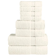Set ASciugamani SOLUND 8 pz Crema 600 gsm