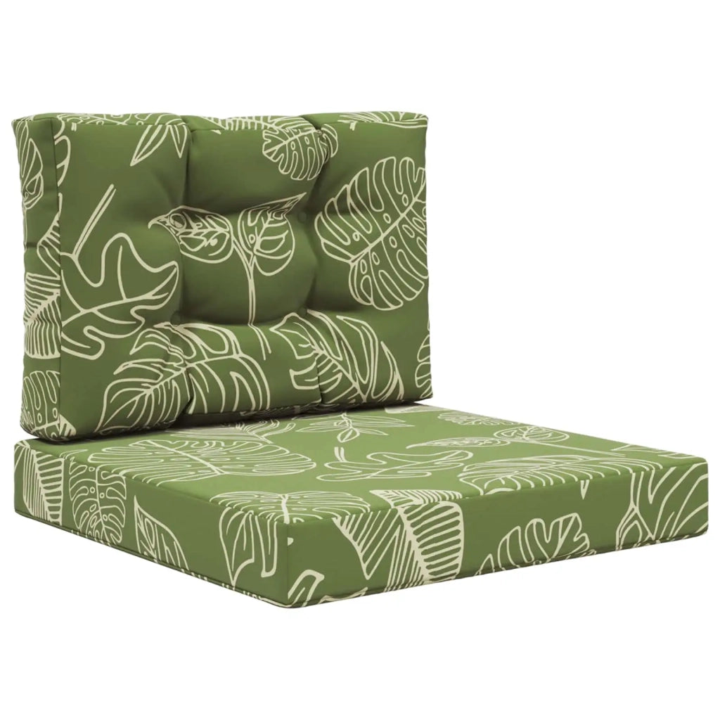 Cuscino per divano da esterno 2 pcs Design a foglia Poliestere