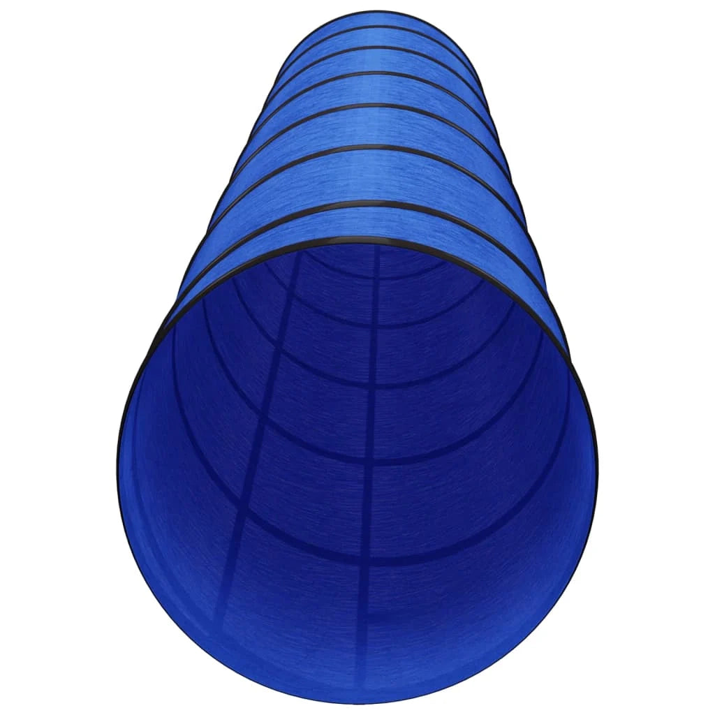 Tunnel per cani diametro 50 cm x altezza 300 cm poliestere blu 02_0005185