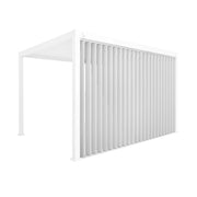 Pannello verticale a lamelle orientabili 4m per pergola bioclimatica