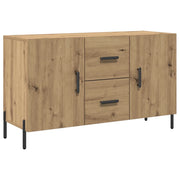 Credenza | Madia | Buffet da pranzo | Armadio da pranzo Rovere Artigianale 100x36x60 cm in Legno Multistrato