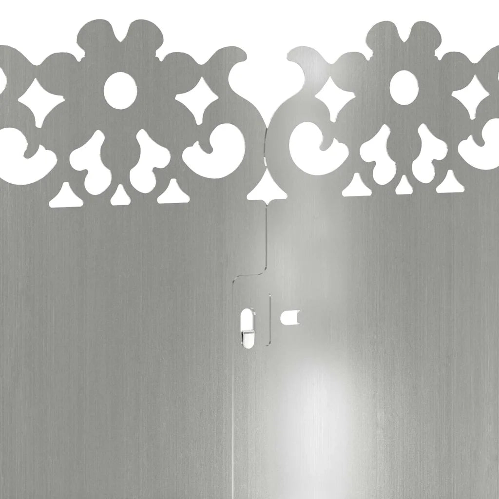 Bordure per prato 30 pz Argento 103 x 0,05 x 22 cm CFW6166781