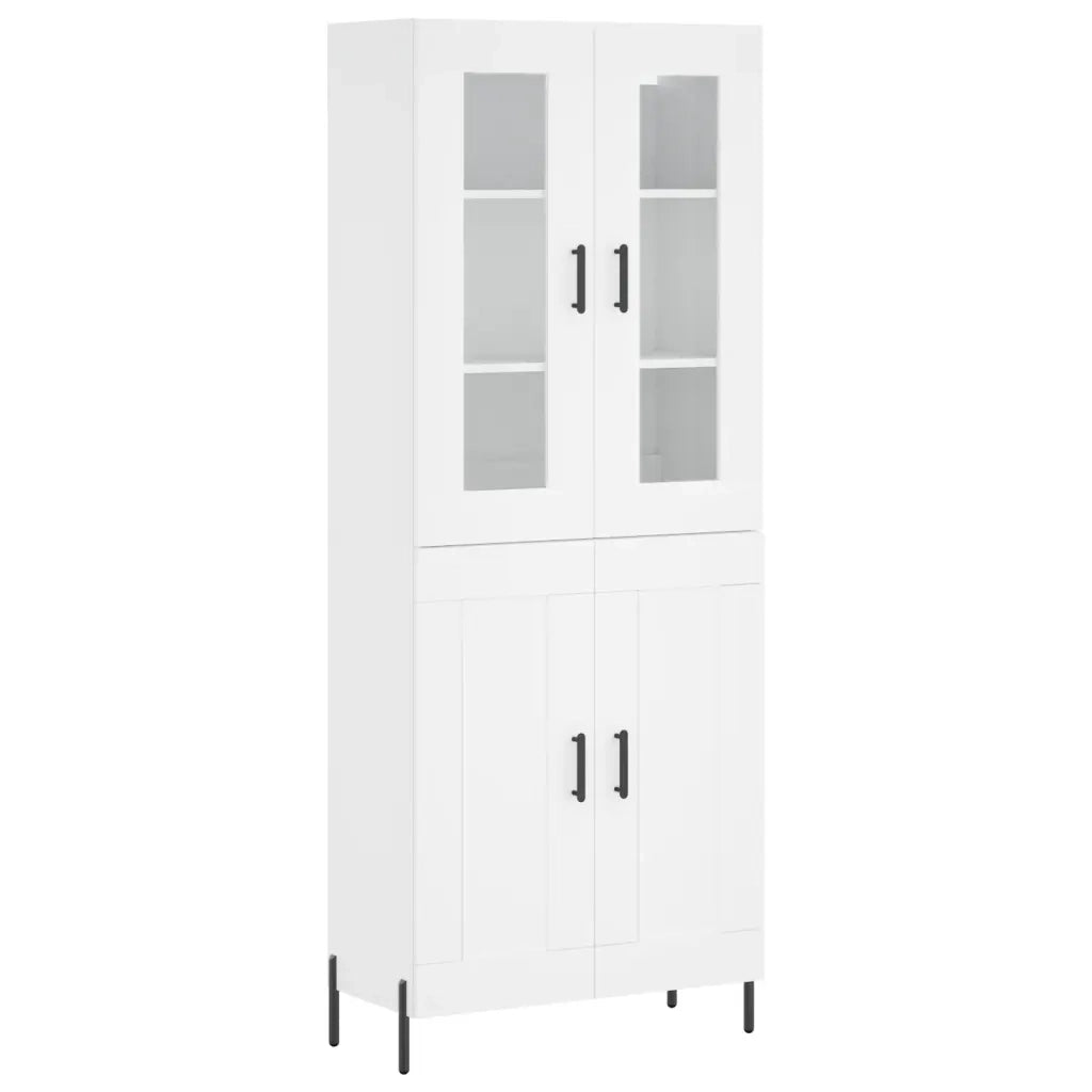 Credenza Bianca 69,5x34x180 cm in Legno Multistratocod mxl 125830