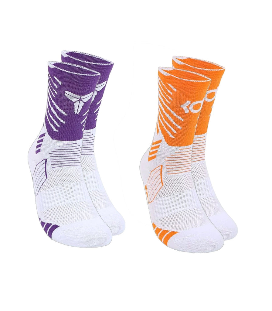 Calzini Tecnici Sportivi Sottili Professionali Basket Adulto | Cotone Traspirante | Taglia Unica 37–44 EU