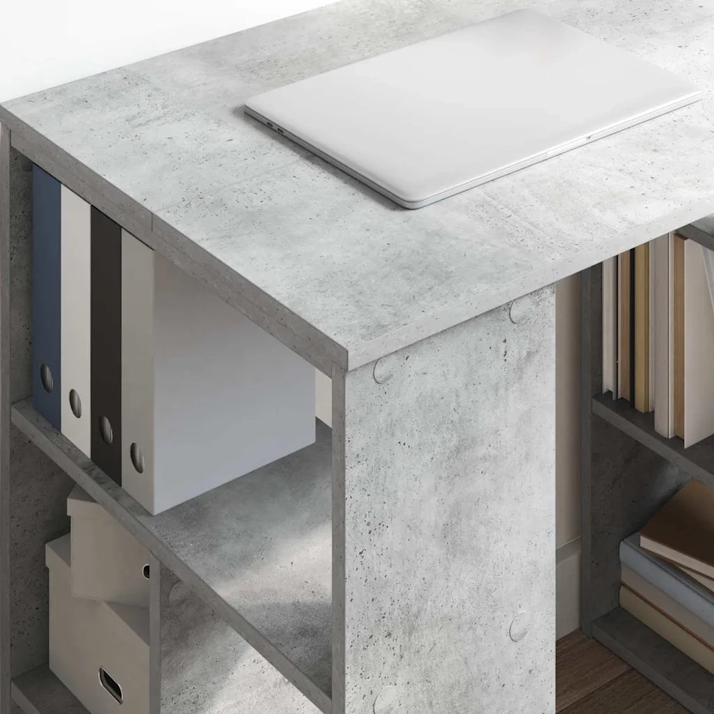 Scrivania Grigio cemento 90 x 50 x 75 cm Legno multistrato 869509