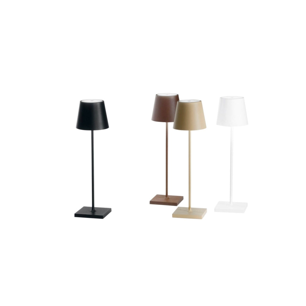 LAMPADA DA TAVOLO RICARICABILE LED DRINK ORO 2,2W 190LM 3000K DIMMERABILE IP54 10X36CM