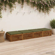 Cuscini per Sedia in 4 Pezzi SOEST 4 pz 100% Poliestere 944992