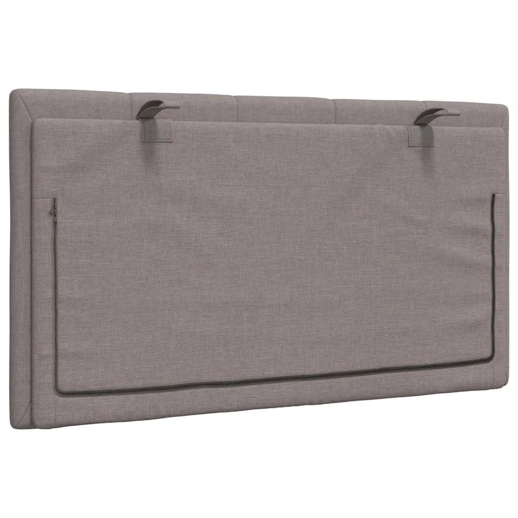 Cuscino Testiera Hanko Tortora 80 cm in Tessuto CFW9479975
