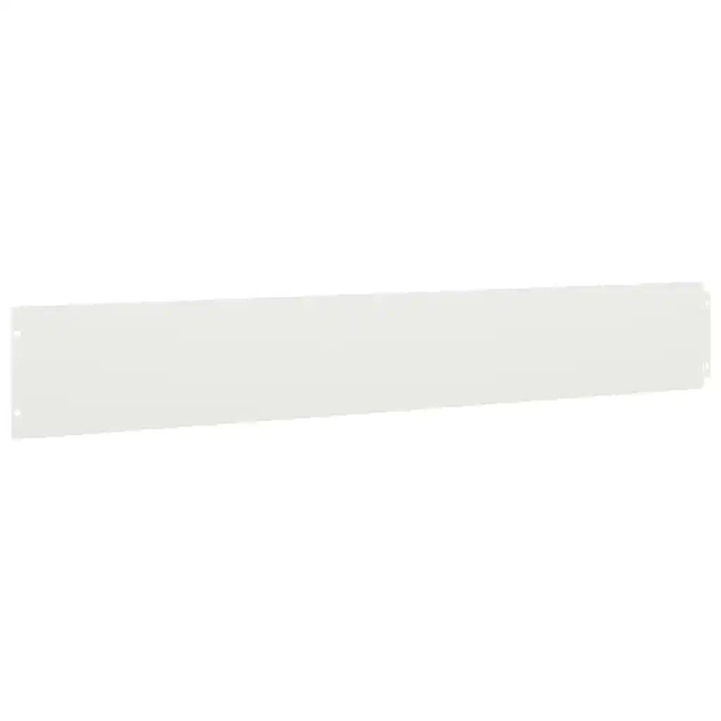 Bordure per Prato 50 pz Bianchi Acciaio Laminato a Freddo