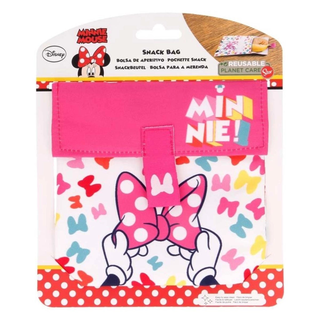 Imballaggio per la colazione Riutilizzabile Lavabile senza BPA Bianco / Rosa Minnie Mouse