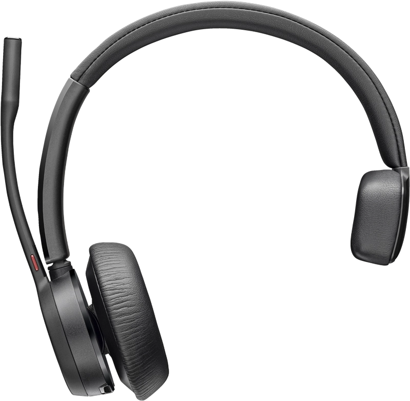 ORIGINAL HP Poly Accessori per computer nero 77Y92AA Voyager 4310 UC Cuffie Poly Voyager 4310 UC monoaurali + adattatore USB-A BT700 + supporto per ricarica