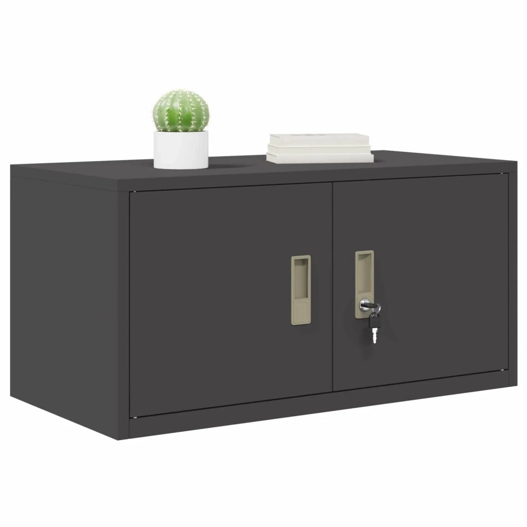 Armadio Nero 80 x 40 x 40 cm Acciaio 891670
