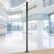 Sostegno per Monitor TV PC - 80 cm | Nero Acciaio - 800 mm Lunghezza - Incluso V Formato Supporto Fissa