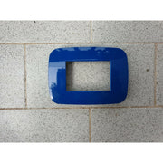 Trade Shop - Placca Placchetta Placchette Compatibili Per Serie Axolute Bticino Colorate Fori - Blu -4 Fori     -