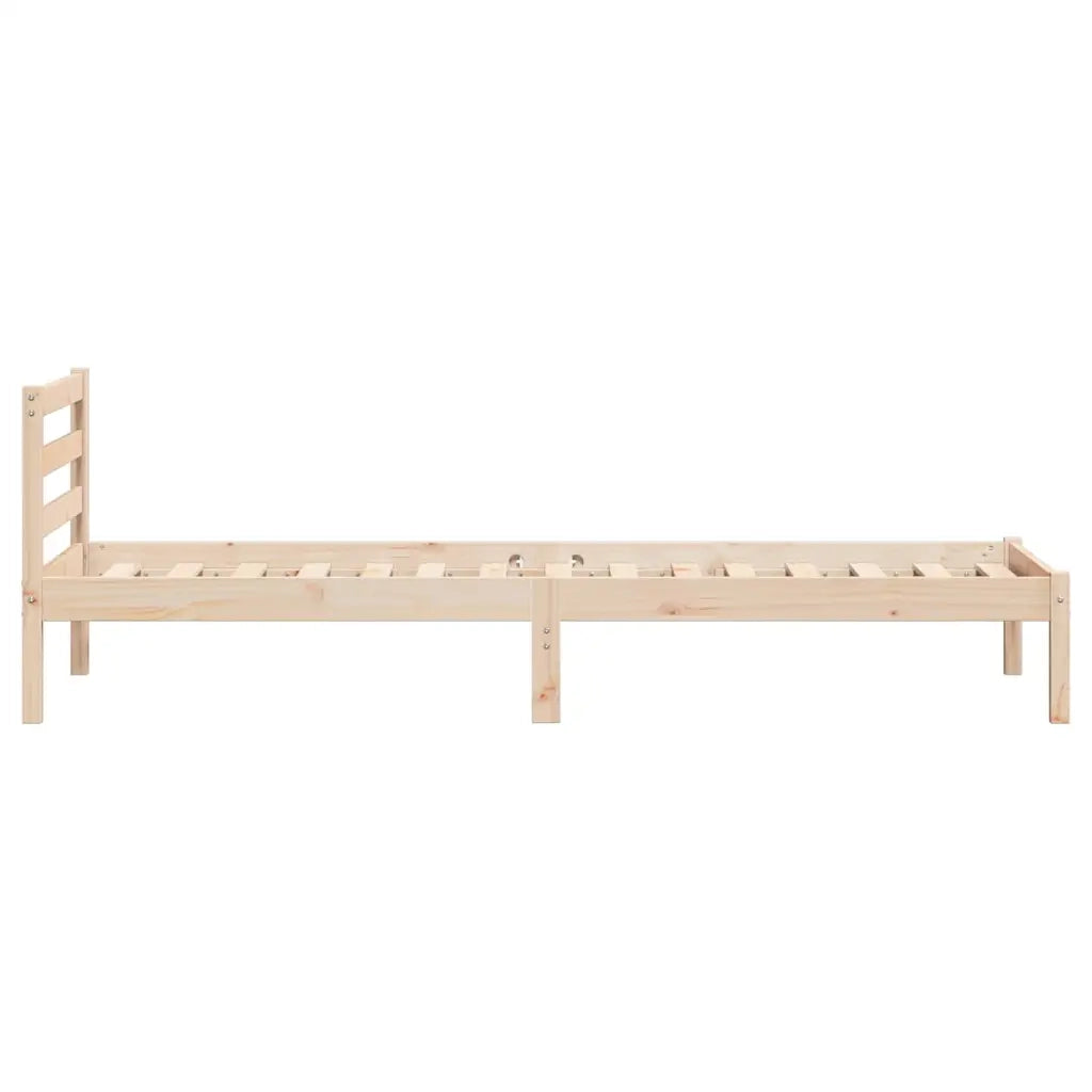 Struttura del letto con testiera Marrone 225,5 x 95,5 x 69,5 cm 869776
