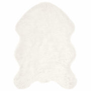 Tappeto in finta TAFALLA | Tappeto del soggiorno Bianco 60 x 90 cm Poliestere