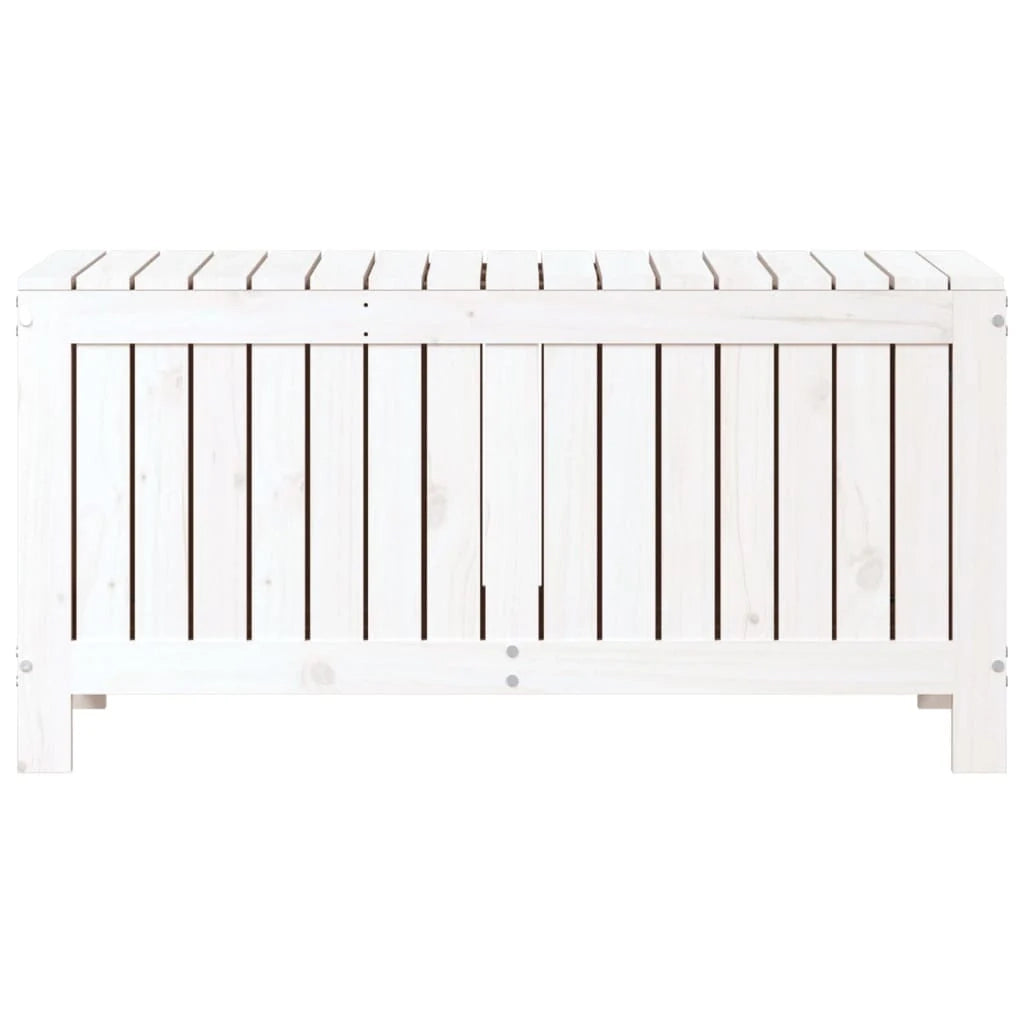 Cassapanca da giardino 108 x 42,5 x 54 cm legno di pino bianco 02_0013068