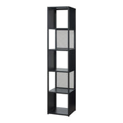 Libreria autoportante 185 x 38 x 38 cm design elegante e senza tempo nero 03_0008986