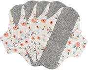 Verband per Menstruazione in Bambù - Alta Assorbimento - Riciclabile/Lavabile - Cotone Soffice - Respirante/Allergenico - Riduce Irritazione (22 x 28 cm) - Padrone di Casa per Menstruazione