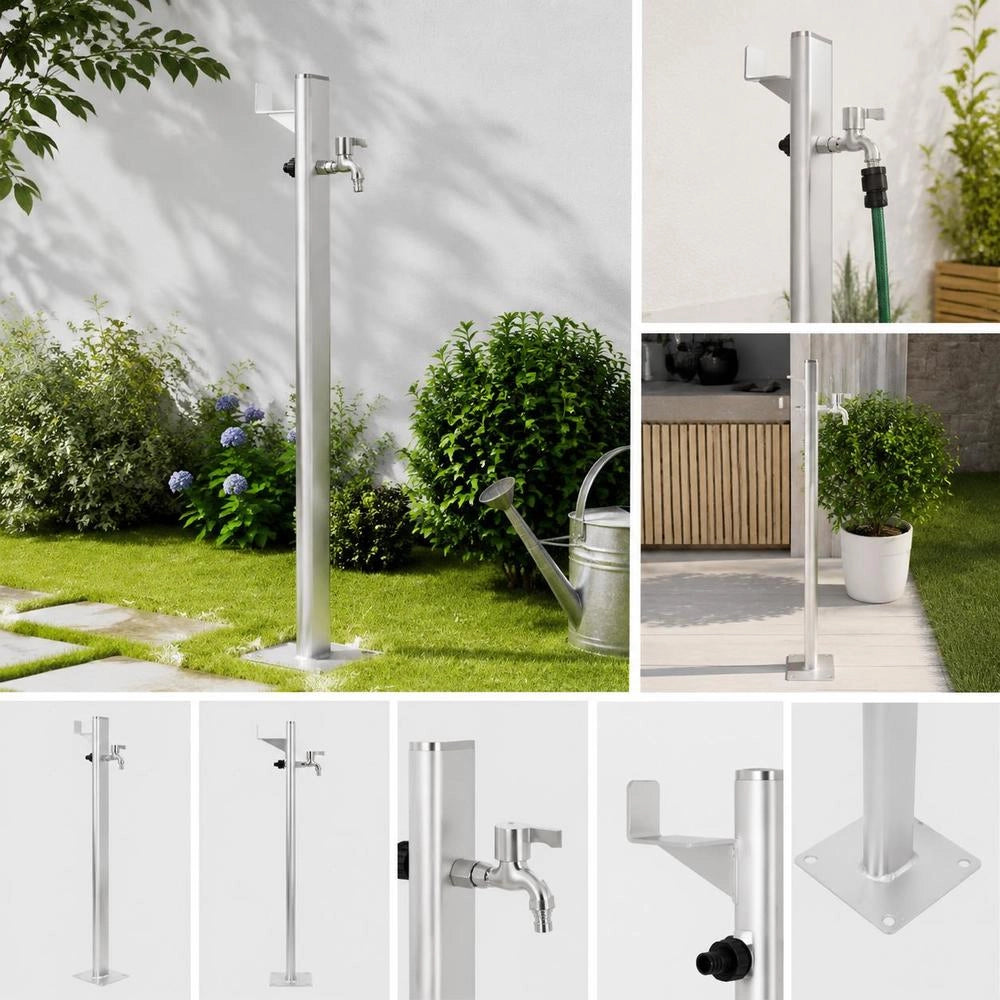 Garden Water Column, Aluminum, 95 Cm