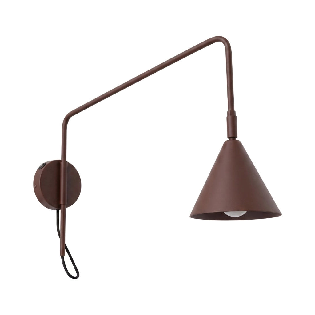 Applique NOX 1 marrone con interruttore