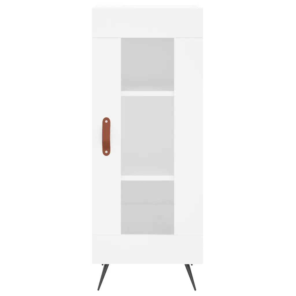 Credenza-Buffet-Armadio da cucina Bianca 34,5x34x90 cm in Legno Multistrato 741985