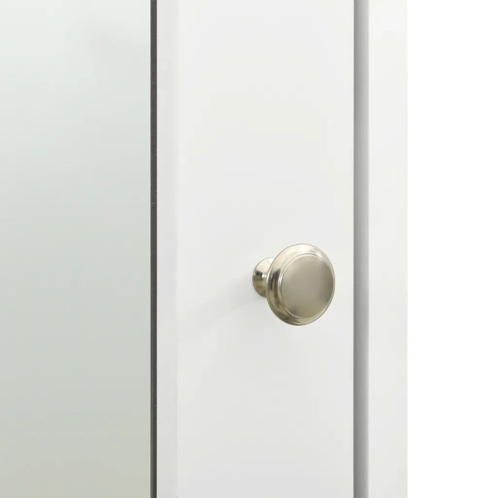 Armadietto a Specchio | Armadio da bagno Bianco 66x17x63 cm in MDF