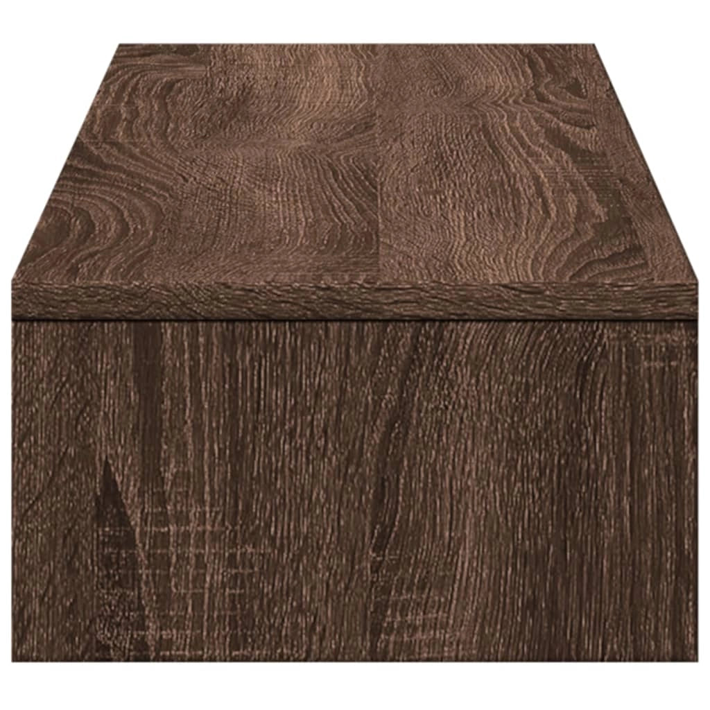 Supporto per monitor mobile da scrivania con cassetti legno ingegnerizzato marrone 02_0044939