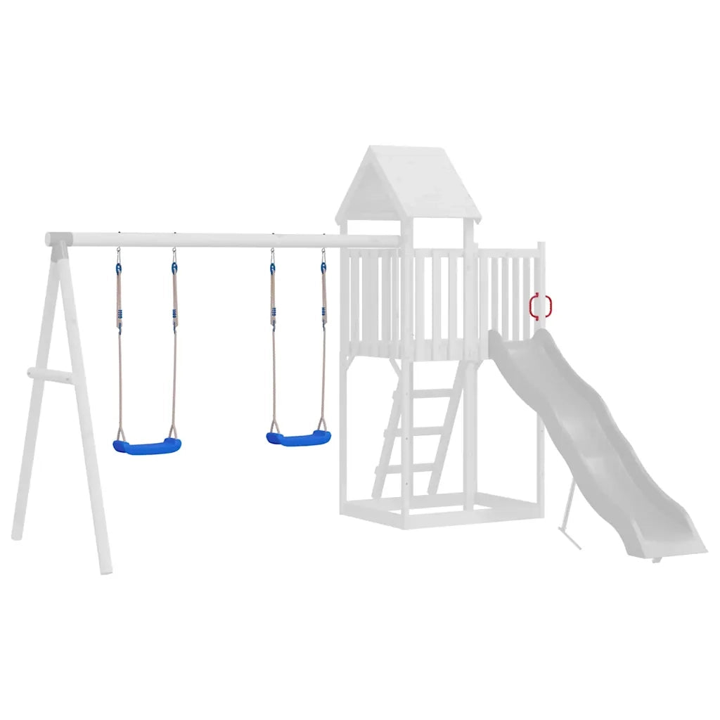Seggiolini per Altalena con Corde 2 pz Blu 37x15 cm Polietilenecod mxl 102486