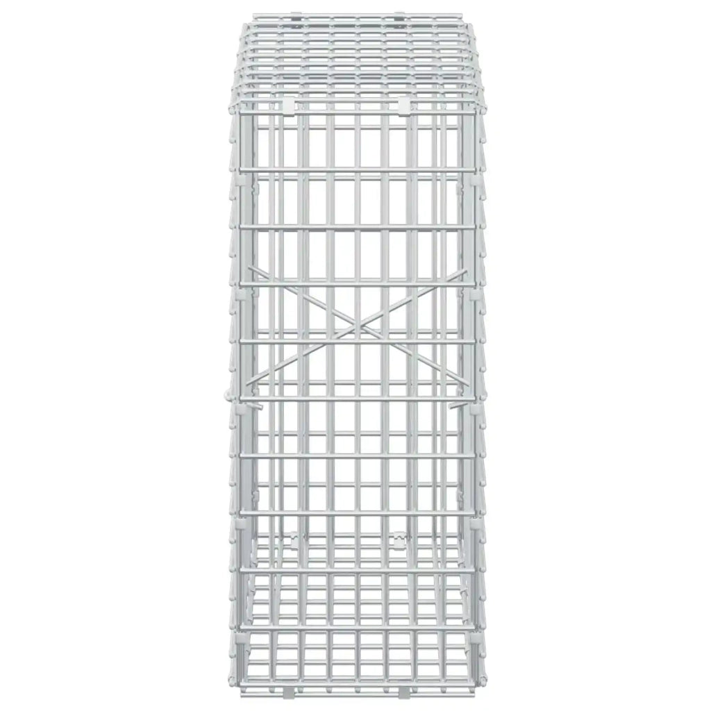 Gabione con filo da 3,5 mm e rete da 5x2,5 cm 50x20x50 cm 3461635