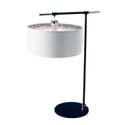 Lampada da tavolo Balance retro nero/bianco nichel E27 Elstead