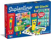 Sapientino - La Penna Parlante 60 Giochi, Gioco Educativo con Puzzle e Schede Illustrate per Imparare Alfabeto, Numeri e