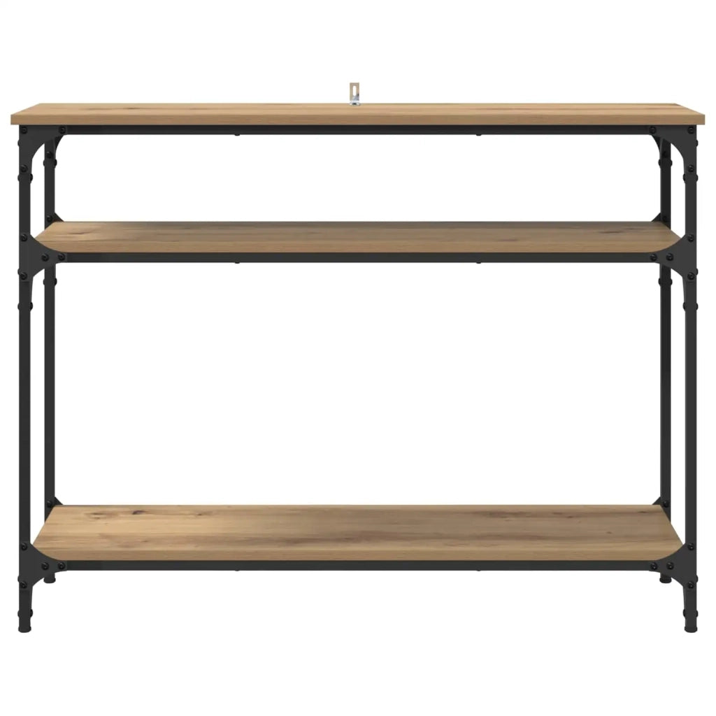 Tavolo consolle Rovere artigianale 100 x 29 x 75 cm