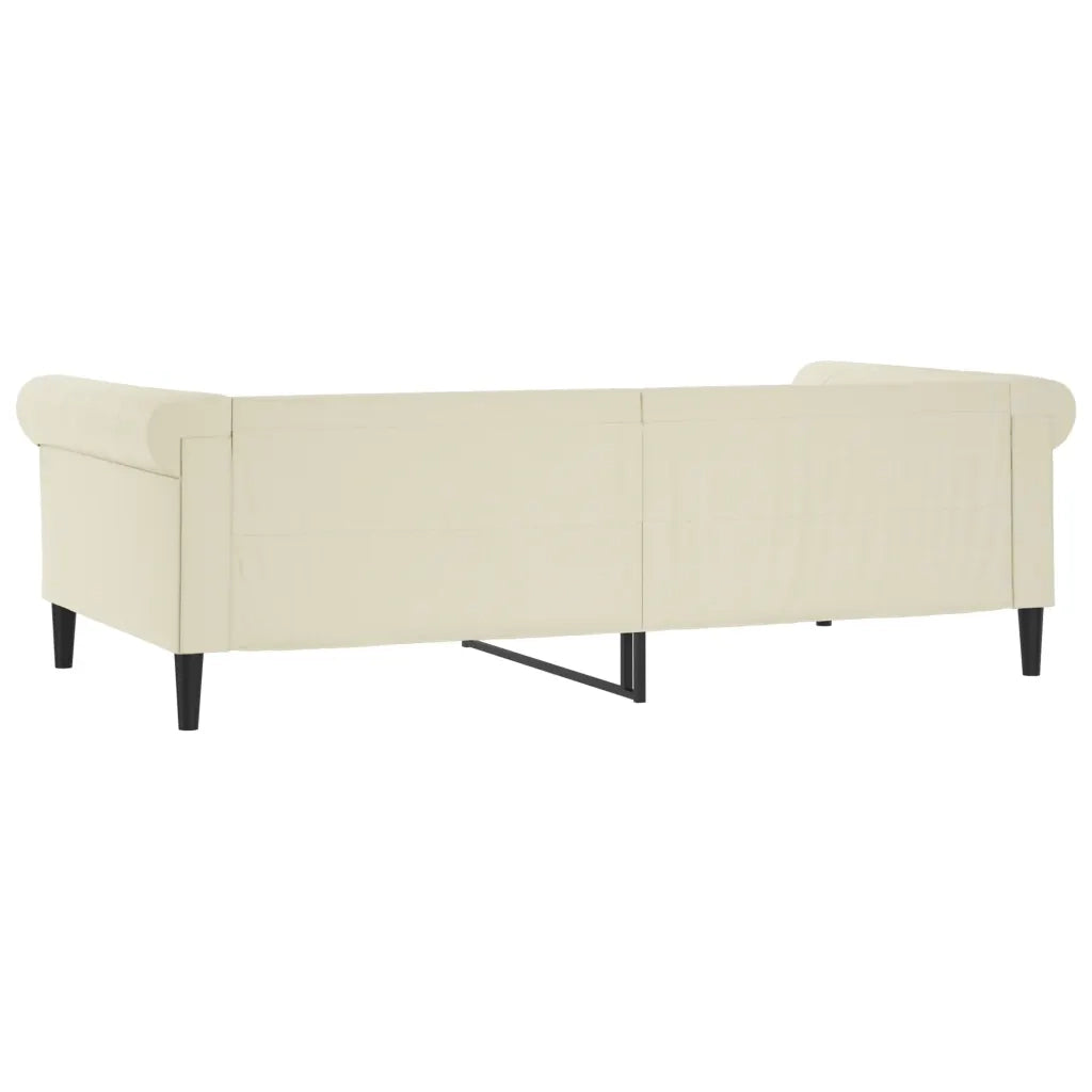 Letto da Giorno Crema 100x200 cm in Similpelle 354232