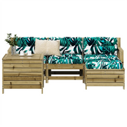 Set Divani da Giardino 5 pz in Legno Impregnato di Pino 3250507