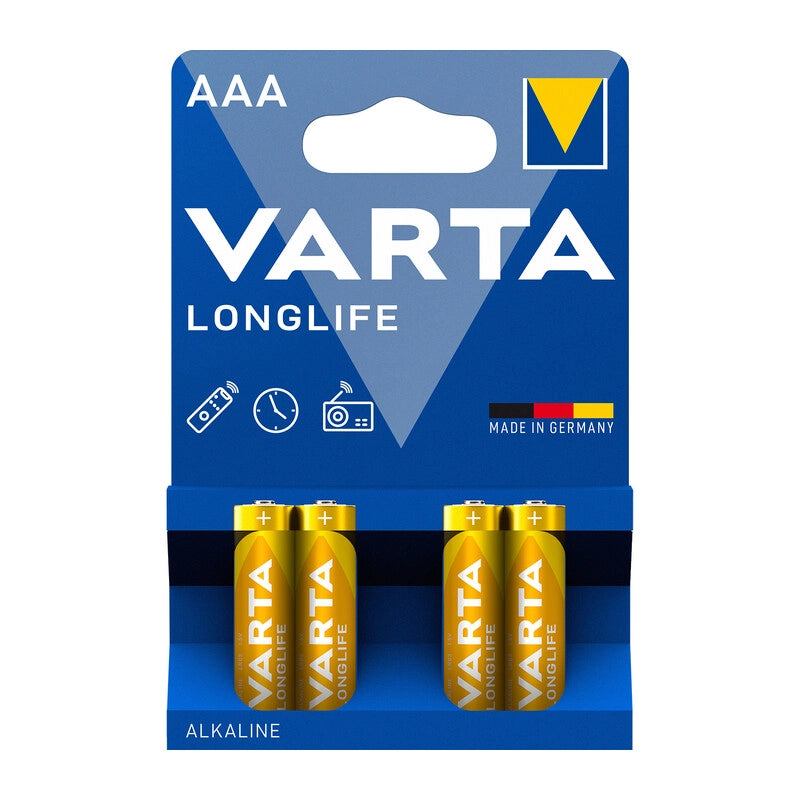 VARTA BATT LONGLIFE ALCALINA MINISTILO BL 4 PZ *- VARTA- 10,0 blister