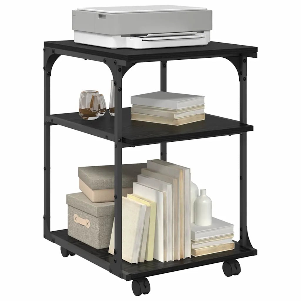 Supporto per Stampante Rovere Nero 43 x 48 x 64 cm CFW9381857
