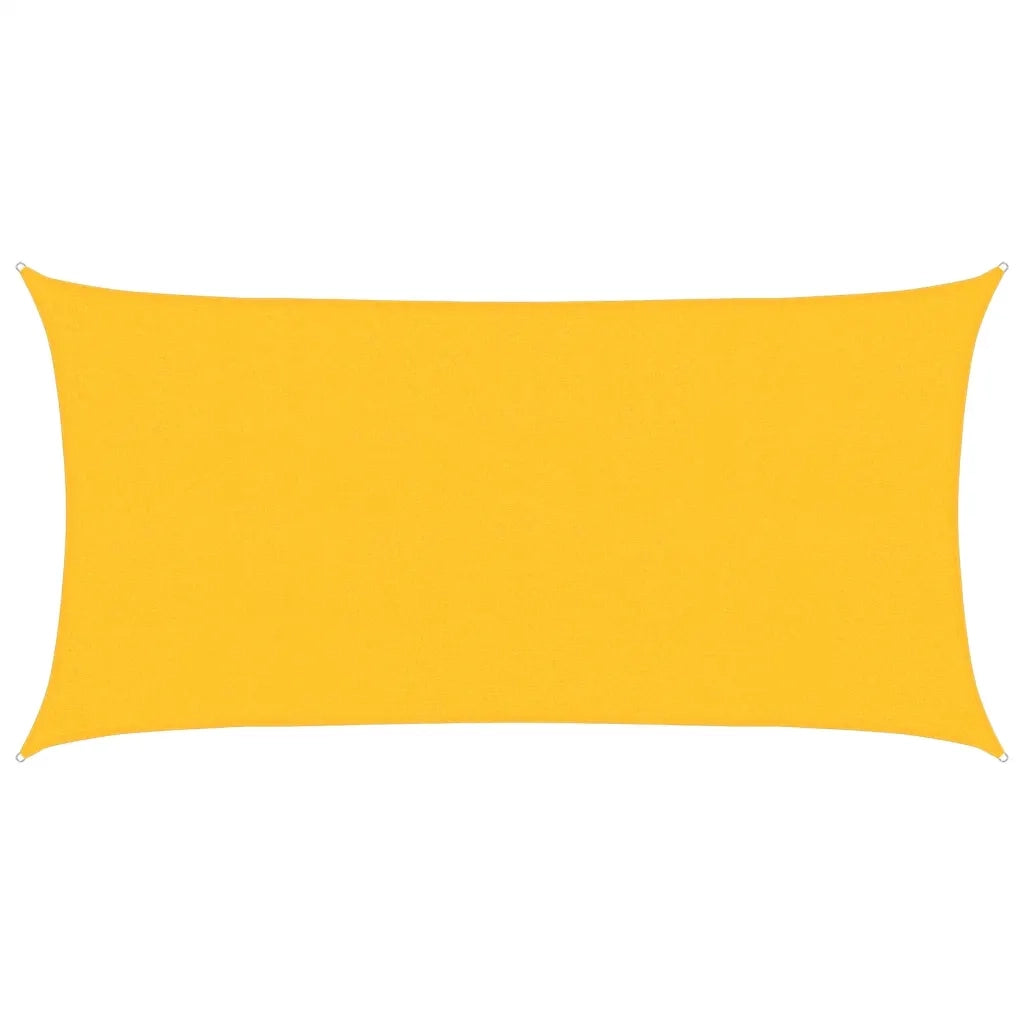 Vela Parasole 160 g/m² Gialla 2,5x4,5 m in HDPE 311565