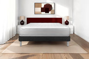 Letto con materasso VITALMEMO 140 x 220 cm Rete Kit Nero