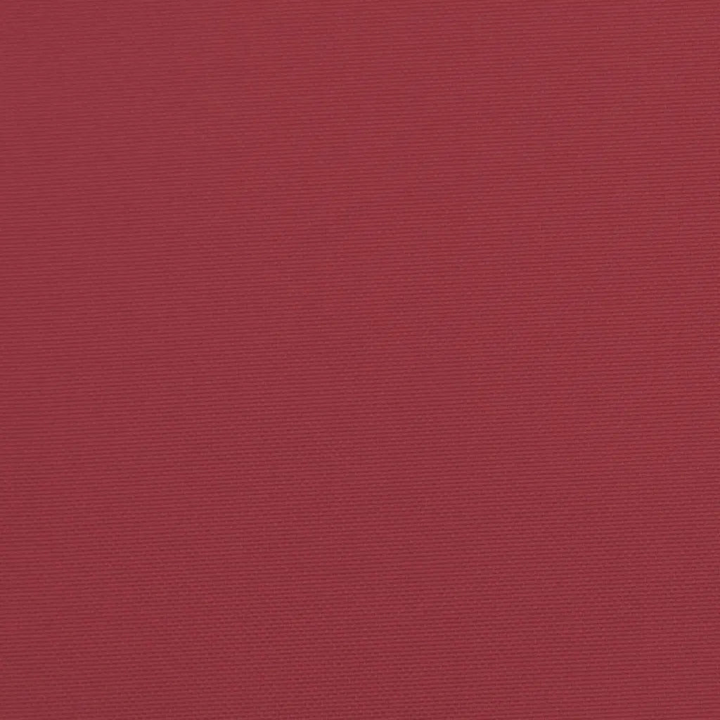 Cuscini per Pallet 5 pz Rosso Vino in Tessuto 3217140