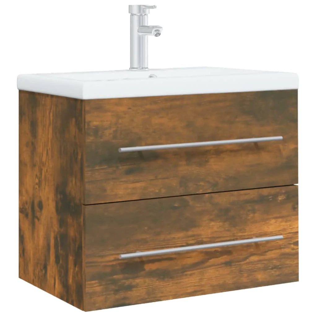 Mobile lavabo con lavabo integrato legno ingegnerizzato rovere affumicato 02_0006869